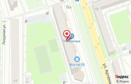 Студия Стиль на Лазурной улице на карте