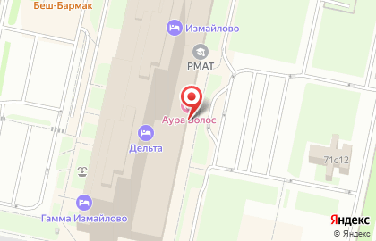 Полар на Измайловском шоссе на карте