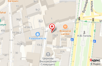Посольство Туркменистана в г. Москве в Филипповском переулке на карте