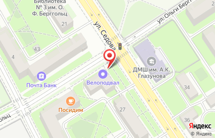 Магазин велосипедов в Санкт-Петербурге на карте