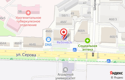 Аптека Апрель в Ставрополе на карте