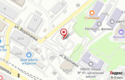 Автостоянка Дальжен на карте