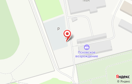 Автостоянка в Пскове на карте