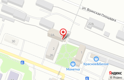 Магазин смешанных товаров на Калинина на карте