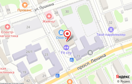 ТЦ Галерея, торговый центр в Клинцах на карте