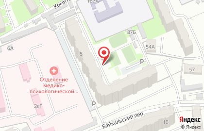 Дали в Байкальском переулке на карте