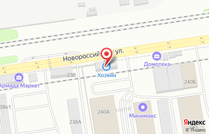 Торговая фирма Атрикс-Юг на Новороссийской улице на карте