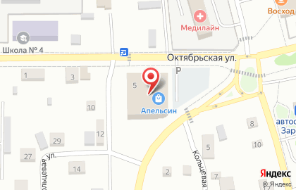 Торговый центр Апельсин в Екатеринбурге на карте