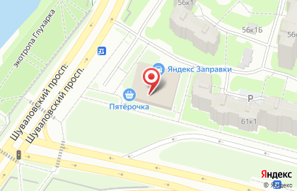 Центр замены остекления балконов на Богатырском проспекте на карте