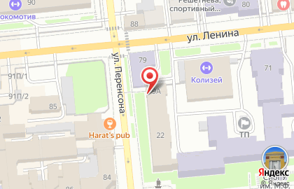 Сибирский стандарт на улице Ленина на карте