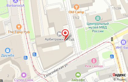 Федеральный арбитражный суд Московского округа на карте