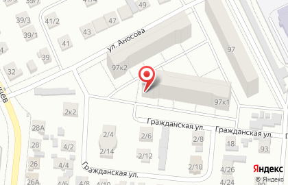 Продуктовый магазин в Омске на карте