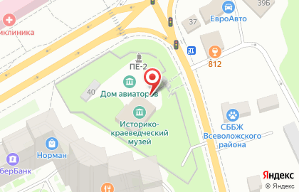 Музейный комплекс Дом авиаторов на карте