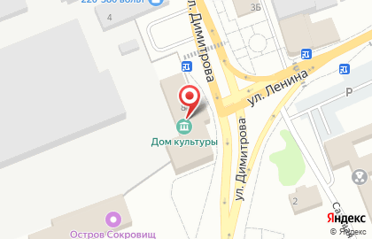 Городской дом культуры на улице Димитрова на карте
