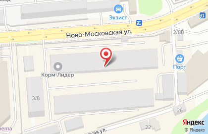 Магазин сантехники и газового оборудования Вода и Тепло на Ново-Московской улице на карте