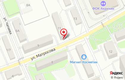 Салон цветов ElenFler на улице Матросова на карте