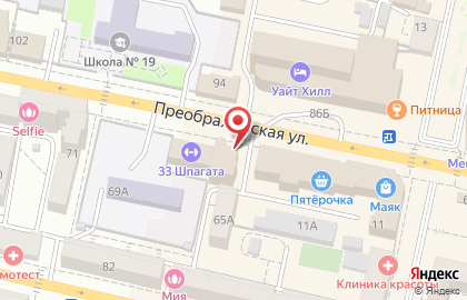 Туристическое агентство Алюстар тур на Преображенской улице на карте