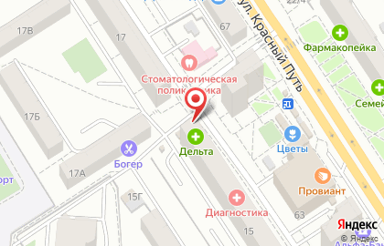 Магазин фруктов и овощей на Волочаевской улице на карте