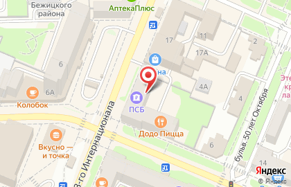 Микрокредитная компания FastMoney в переулке Куйбышева на карте