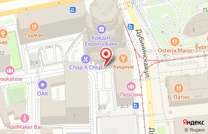 Супермаркет Ситистор на Павелецкой площади на карте