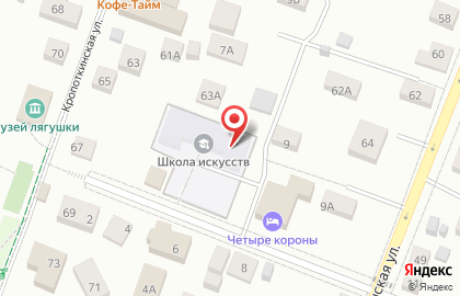 Дмитровская детская школа искусств в Москве на карте