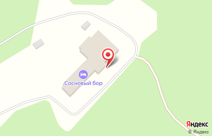 Гостиница Сосновый бор в Красноярске на карте