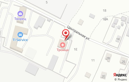 Реабилитационный центр Свобода на Центральной улице на карте