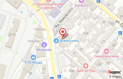 Туристическое агентство Anex Tour на улице Маяковского на карте