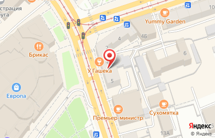 Баварский ресторан Цетлер на карте