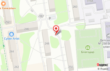 Киоск по продаже питьевой воды Водица на Пушкинской улице, 250 киоск на карте