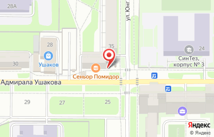 Сеть водоматов Серебряное озеро на улице Адмирала Ушакова на карте