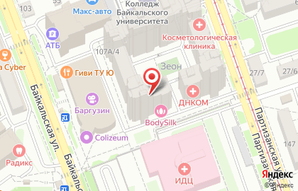 Универсальный солдат на Байкальской улице на карте