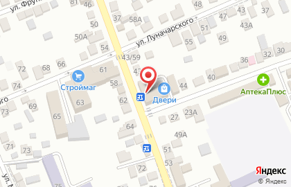 Фабрика натяжных потолков Небо Люкс на улице Володарского на карте