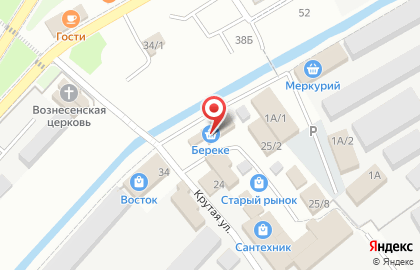Продовольственный магазин Береке в Южно-Сахалинске на карте