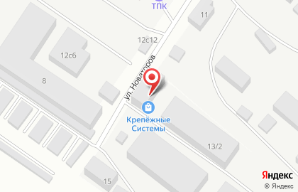Оптовая фирма УралСибМетиз на улице Новаторов на карте