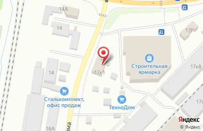 Оптово-розничная компания Аквасервис на улице Нагатинской поймы, 17 к 2 на карте