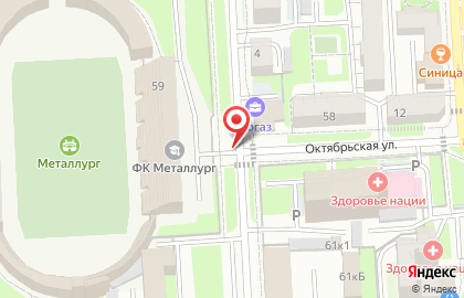 Паровоз на Коммунальной улице на карте