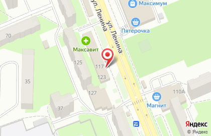Салон цветов Аленький цветочек на улице Ленина на карте