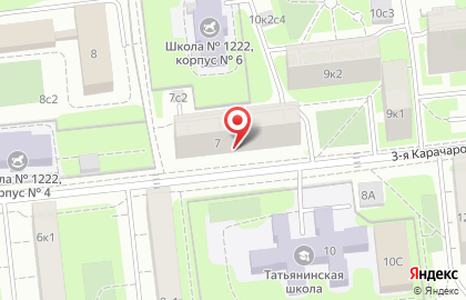 Компания Высший Балл на 3-й Карачаровской улице на карте