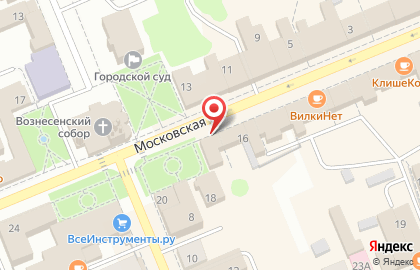 Ломбардный дом на Московской улице на карте