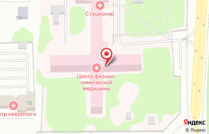 Клиническая больница №123 в Одинцово на карте