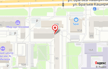 Аптека Фармленд на улице Братьев Кашириных, 93 на карте