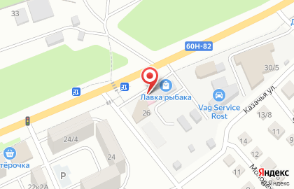 Магазин разливных напитков Балаган в Ростове-на-Дону на карте