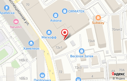 Салон мебели и матрасов Мебель Ланд Свобода на Революционной улице на карте