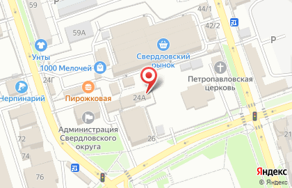 Отличные наличные в Свердловском районе на карте