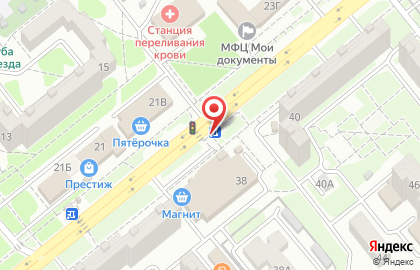 Цветочная лавка на улице Маршала Кошевого на карте