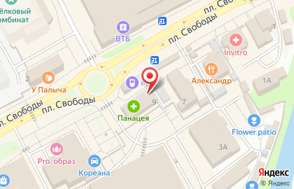 Первый Визовый центр на площади Свободы на карте