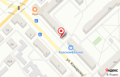Группа страховых компаний Югория на улице Комарова на карте