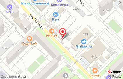Магазин-салон цветов Камелия в Центральном районе на карте