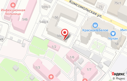 Центр раннего развития Гений-Я на Комсомольской на карте
